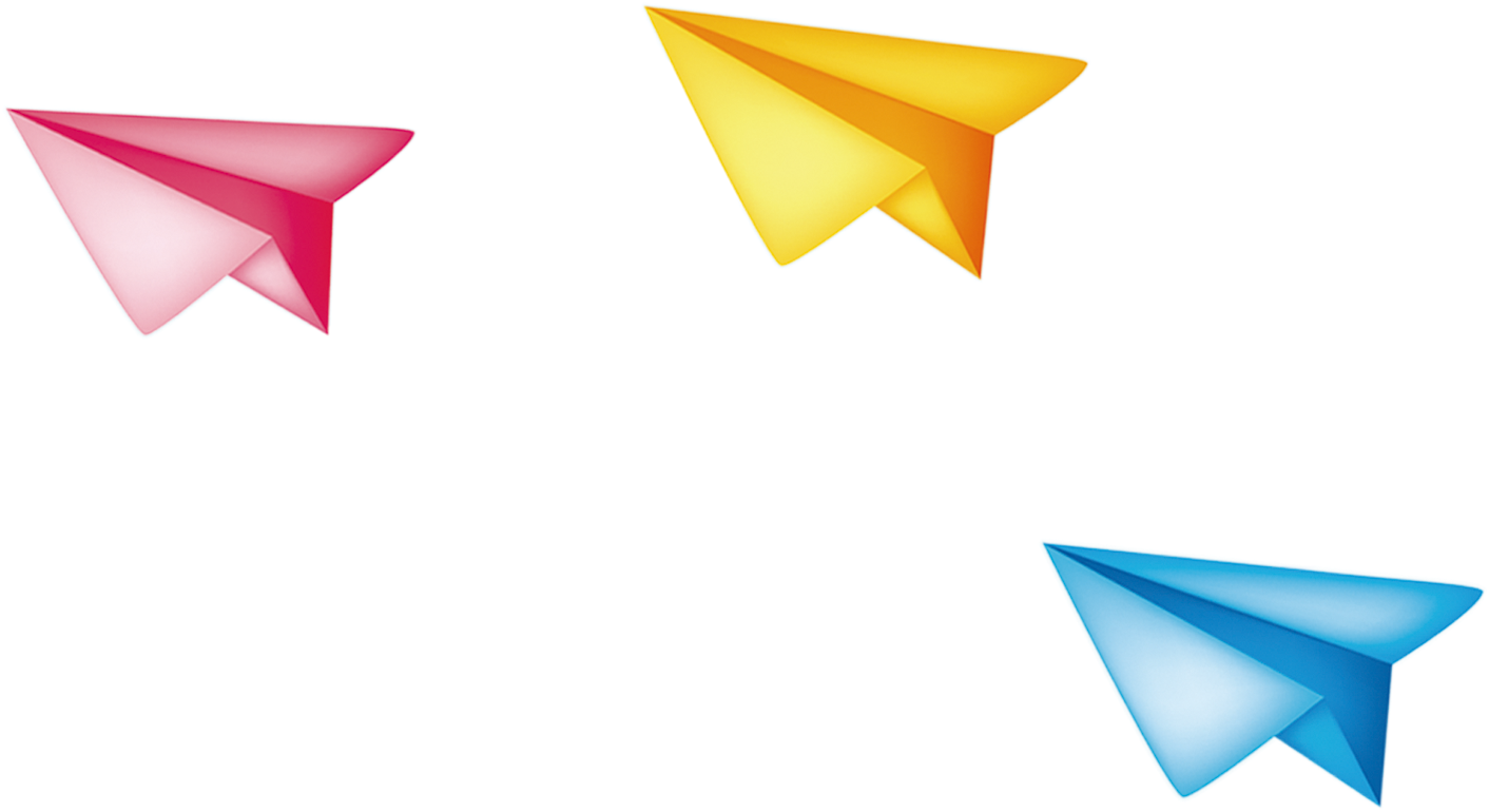 Paper Plane Airplane - Paper Plane Cartoon (2268x2268)