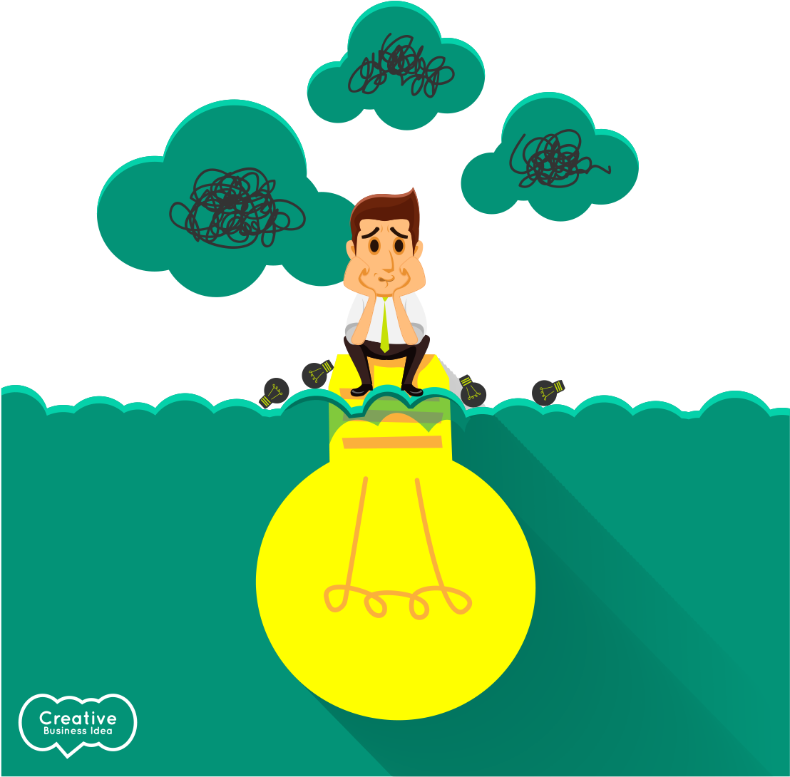 Thought Software Clip Art - Creative Thinking Png (1107x1174)