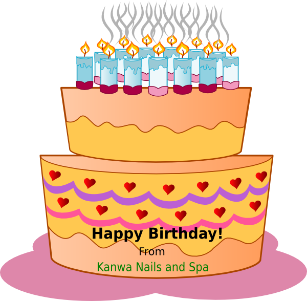 Cake Clip Art At Clker - Happy Birthday In Chinese (600x588)