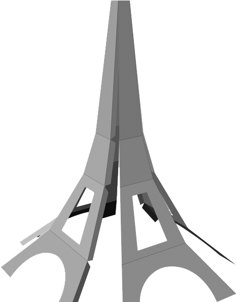 Eiffel Tower Made Out Of Paper Index Of Alphabeticaleeiffel - Tower (494x600)