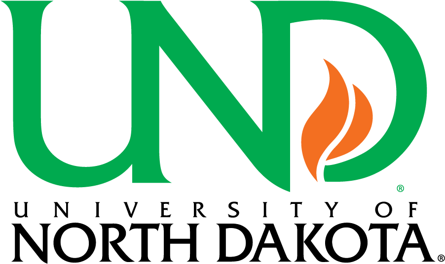 Vertical Und Logotype - University Of North Dakota Logo (945x578)