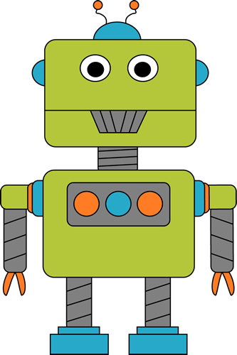 Robot For Letter R Clip Art - Robot Clipart (400x600)