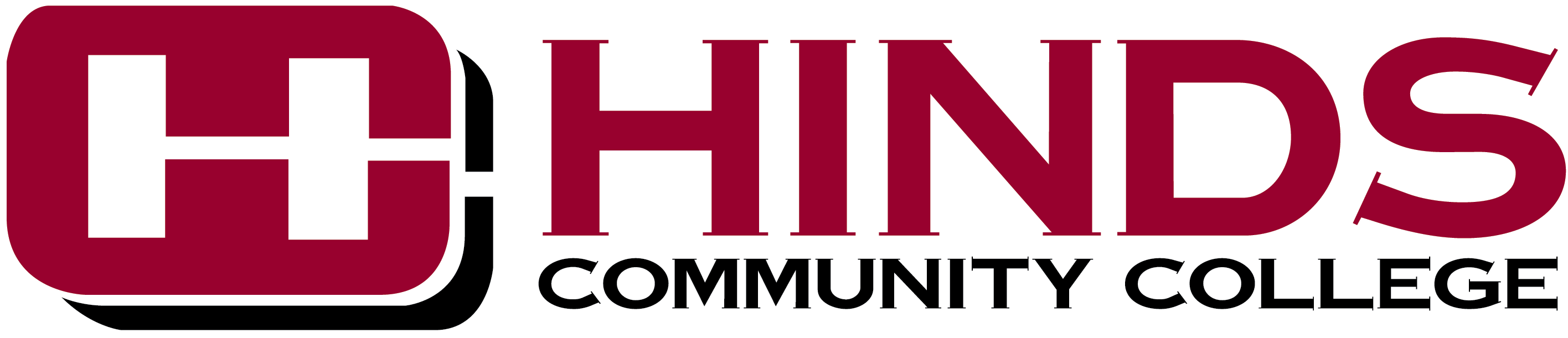 Hindscc Logo 2clr Horizw Background - Hinds Community College Raymond (2832x611)