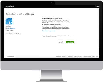 Mathletics Office 365 Single Sign On Sso - Wallpaper (400x333)