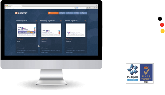 Office 365 Email Signatures Managed In The Cloud Via - Computer Monitor (640x350)
