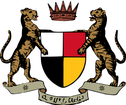 Coat Of Arms Of The Federated Malay States - Coat Of Arms Of Malaysia (440x367)