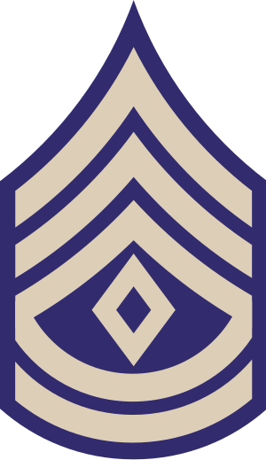 United States Army Enlisted Rank Insignia Of World - Army First Sergeant Rank (300x519)