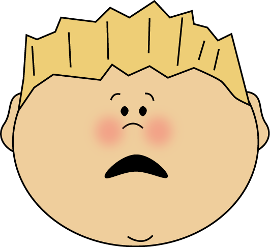 Sick Clipart Stuffy Nose - Scared Face Clipart (531x486)