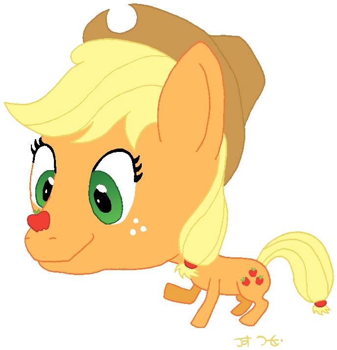 Bobble Head Pony - Cartoon (800x756)