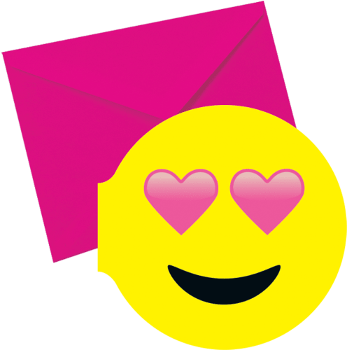 Heart Eyes Emoji Scented Notecards - Emojis And Stationary (550x550)