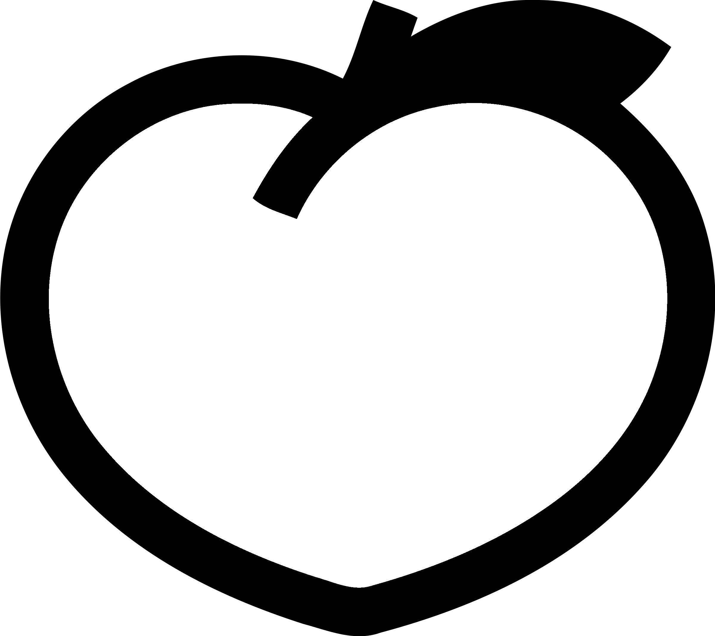 Peach Logo Black And White - Peach Logo Black And White (2400x2136)