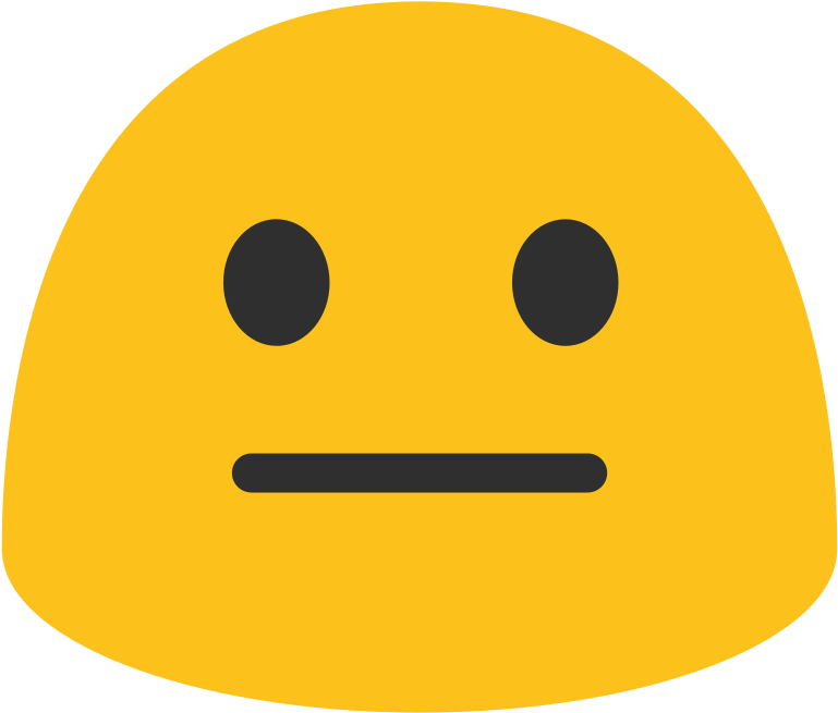 File - Emoji U1f610 - Svg - Gloucester Road Tube Station (768x768)