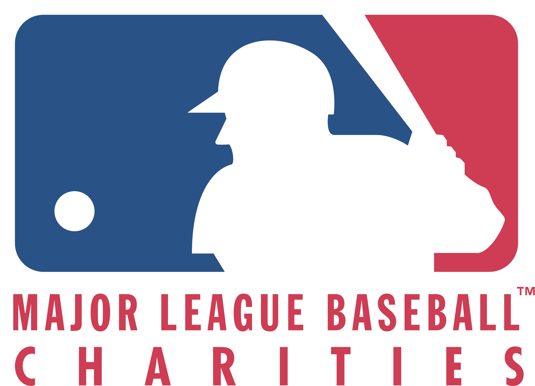 Major League Baseball Charities Logo Png Transparent - Major League Baseball Logo (2400x2400)