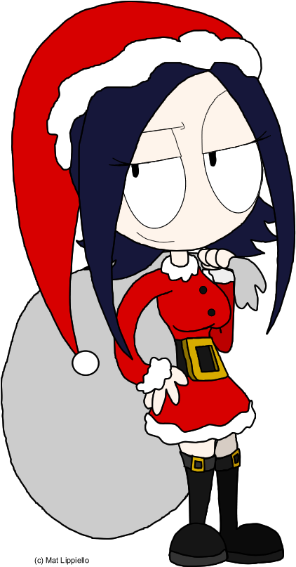 Santa Famine By Limeth - Cartoon (451x808)