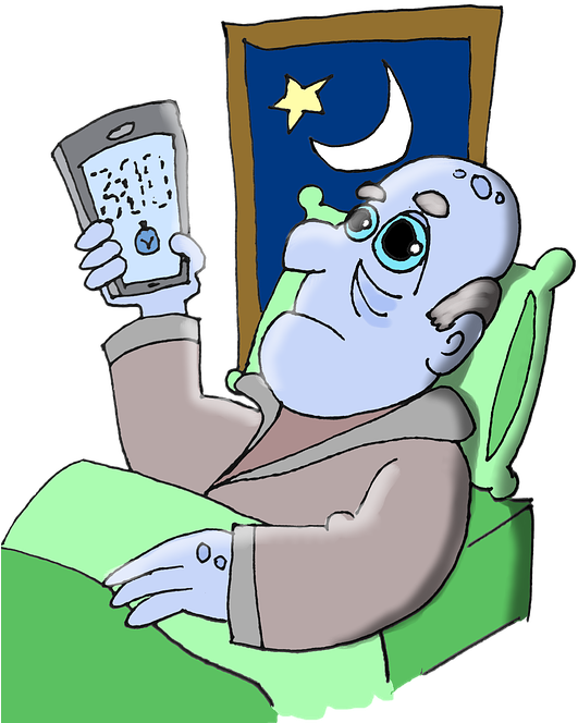 Tired Business Man Sleeping During Break Time Stock - Insomnia Clipart Png (540x720)