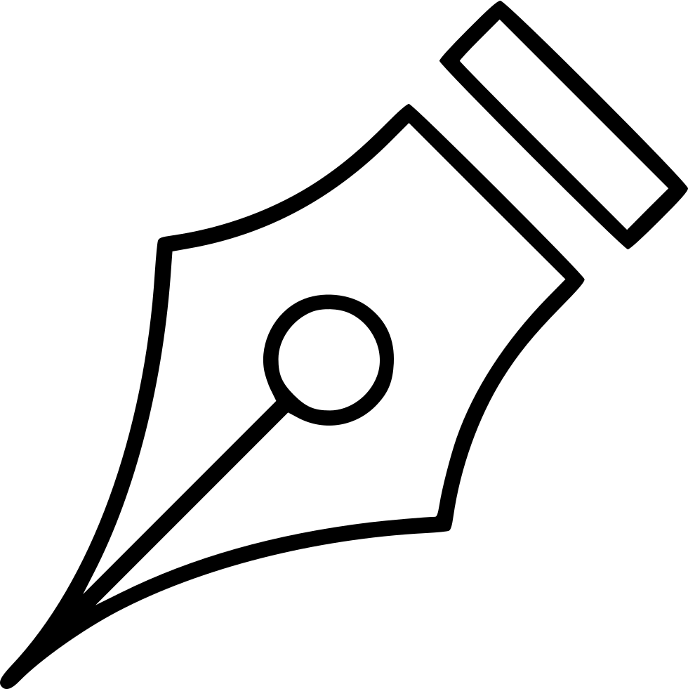 Editingsoftware Clipart Handwriting Pen - Pen Nib Png (980x981)