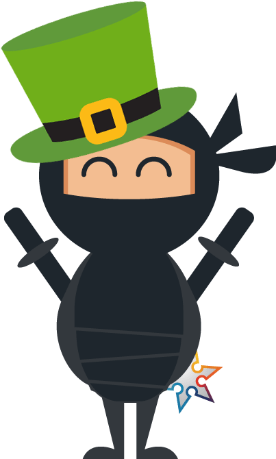 Hiroto Ninja Paddys Day - Ninja Recruiting (550x750)