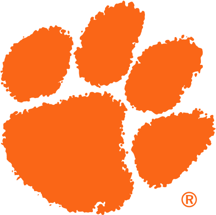 Large Die Cut Tiger Paw Logo Vinyl Detail Graphics - Small Clemson Tiger Paw (604x600)