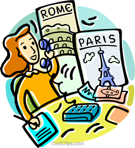 We Offer To Create A Online Portal For Your Business - Travel Agent Clipart (437x480)