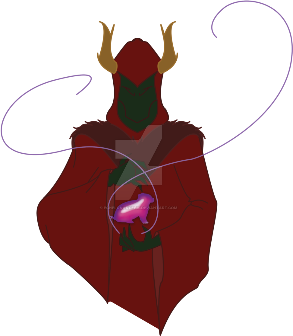 The Horned King And Hen Wen By Echelonangel15 - Illustration (1024x1150)