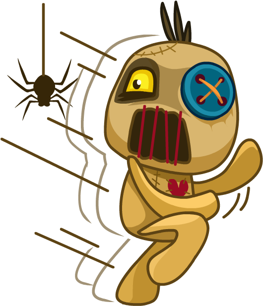 Voodoo Doll Chumbo Messages Sticker-7 - Voodoo Doll (618x618)
