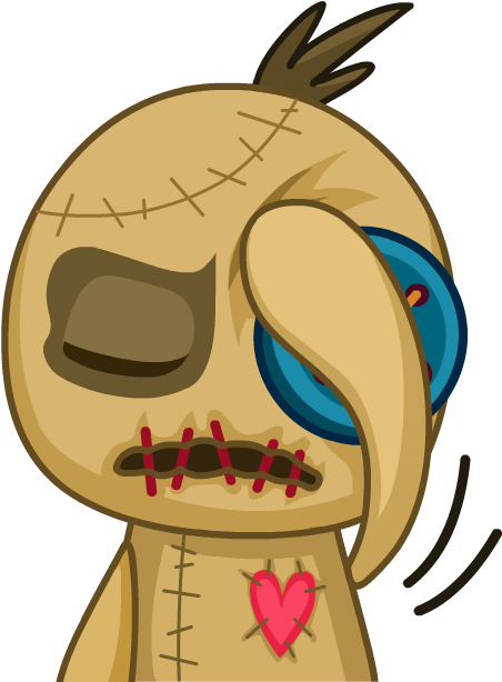 Voodoo Doll Chumbo Messages Sticker-8 - Voodoo Doll (618x618)