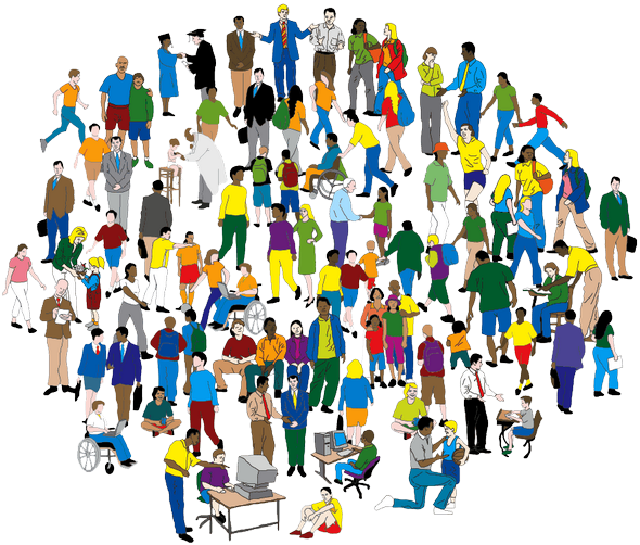 Nz Public Notices On Twitter - People Illustration (600x510)