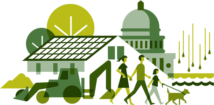 Federal, State, And Municipal Governments - Green Real Estate Png (720x386)
