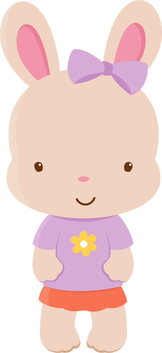 Baby Animals - Conejita Bebe Png (884x1920)