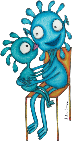 You Are A Crazy Beautiful Mom ^ ^ - Cartoon (267x503)