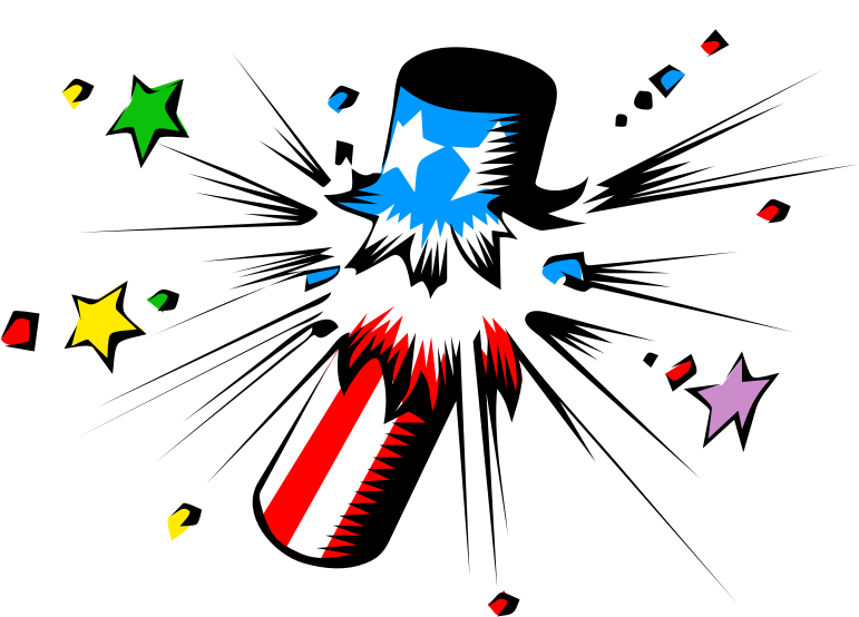 Explosion Icon Png - Independence Day (1044x750)