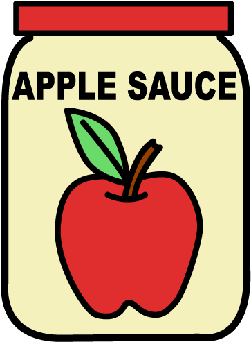 Free Applesauce Cliparts Download Free Clip Art Free - Clip Art Applesauce (592x505)