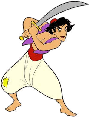 Aladdin With His Sword - Aladdin Sword (400x400)