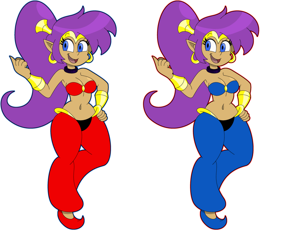 Atlasmaximus 104 3 Shantae Colors By Dangr-artworks - Art (1024x859)