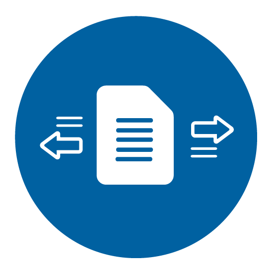 Data Exchange Icon - Dash Coin Logo Png (552x552)