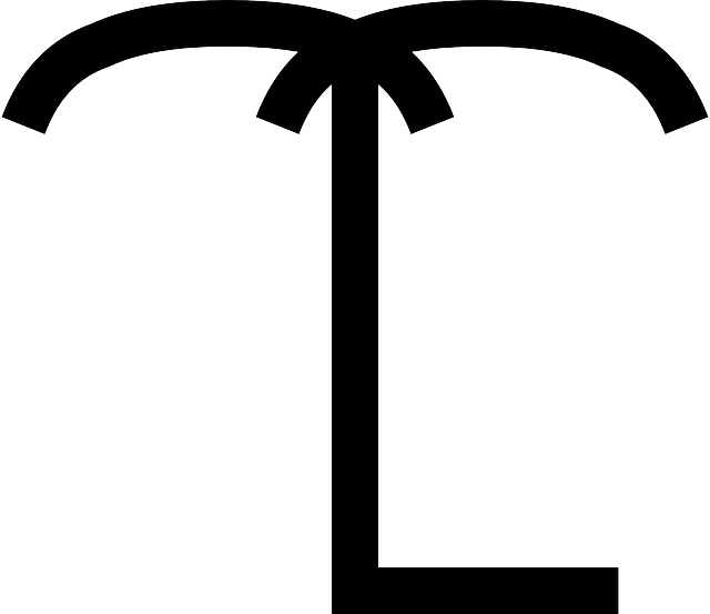 Symbol, Palm, Tree, Trees, Japanese - Clip Art (640x553)