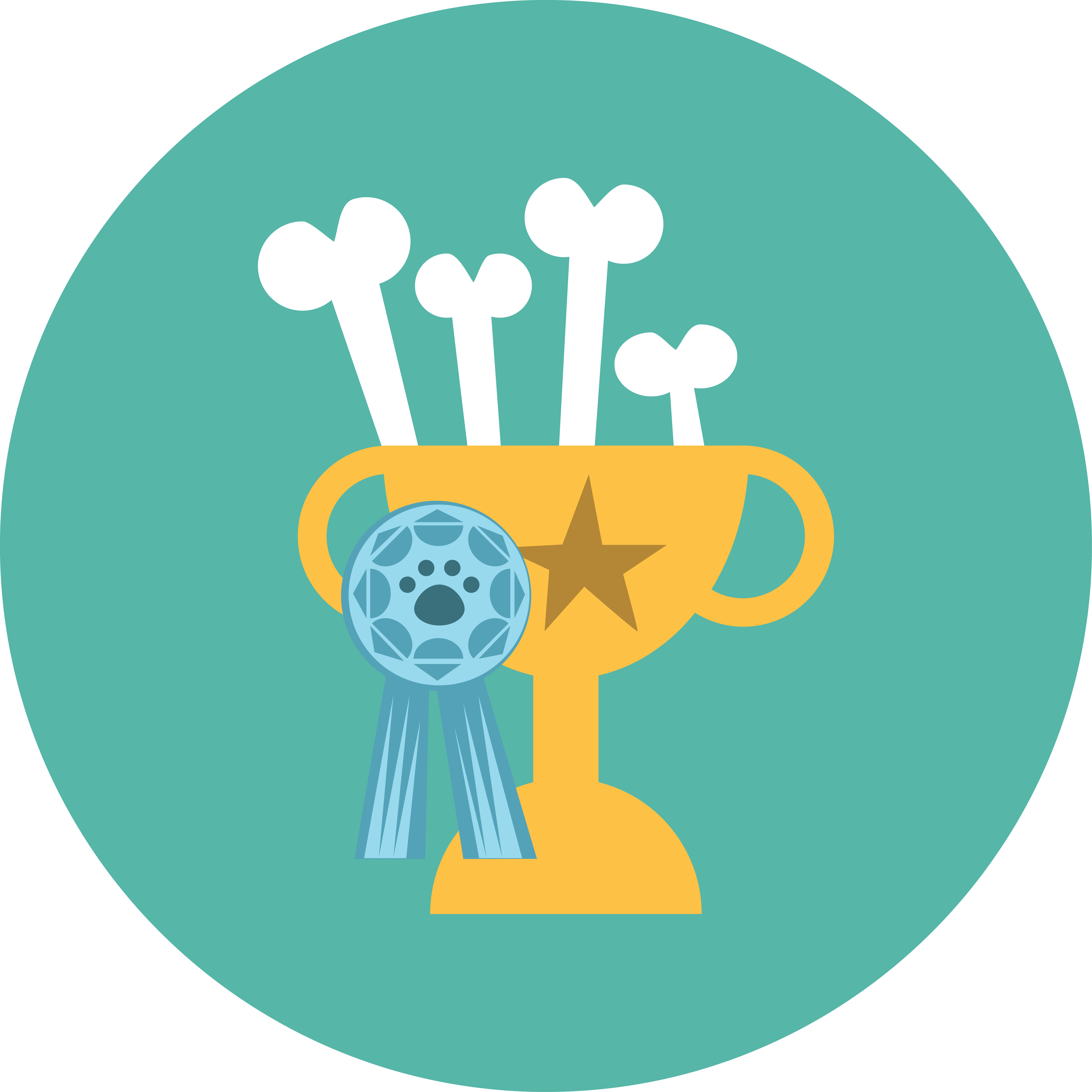 Set Challenges And Earn Badges - Circle (4167x4167)