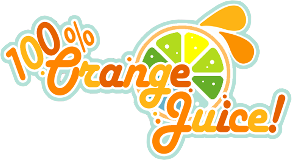 100% Orange Juice - 100% Orange Juice Logo (1020x561)