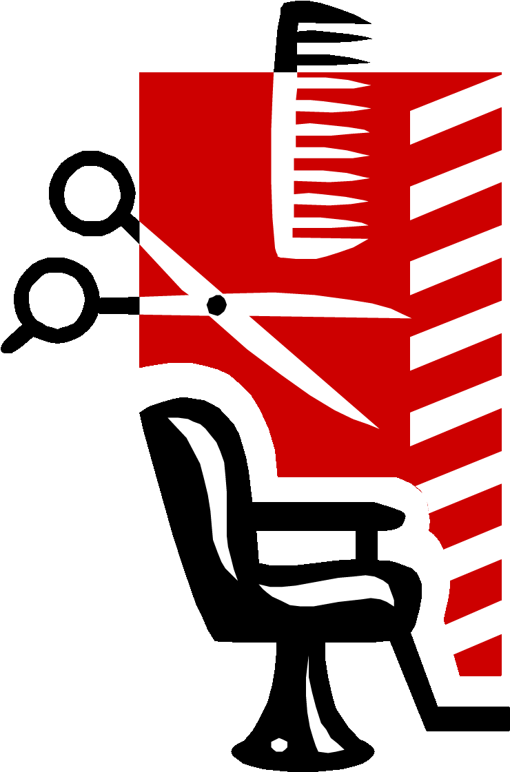 Barber Shop Background Clipart, Barber Shop Chair Clipart, - Barber Shop Logo Clip Art (750x1133)