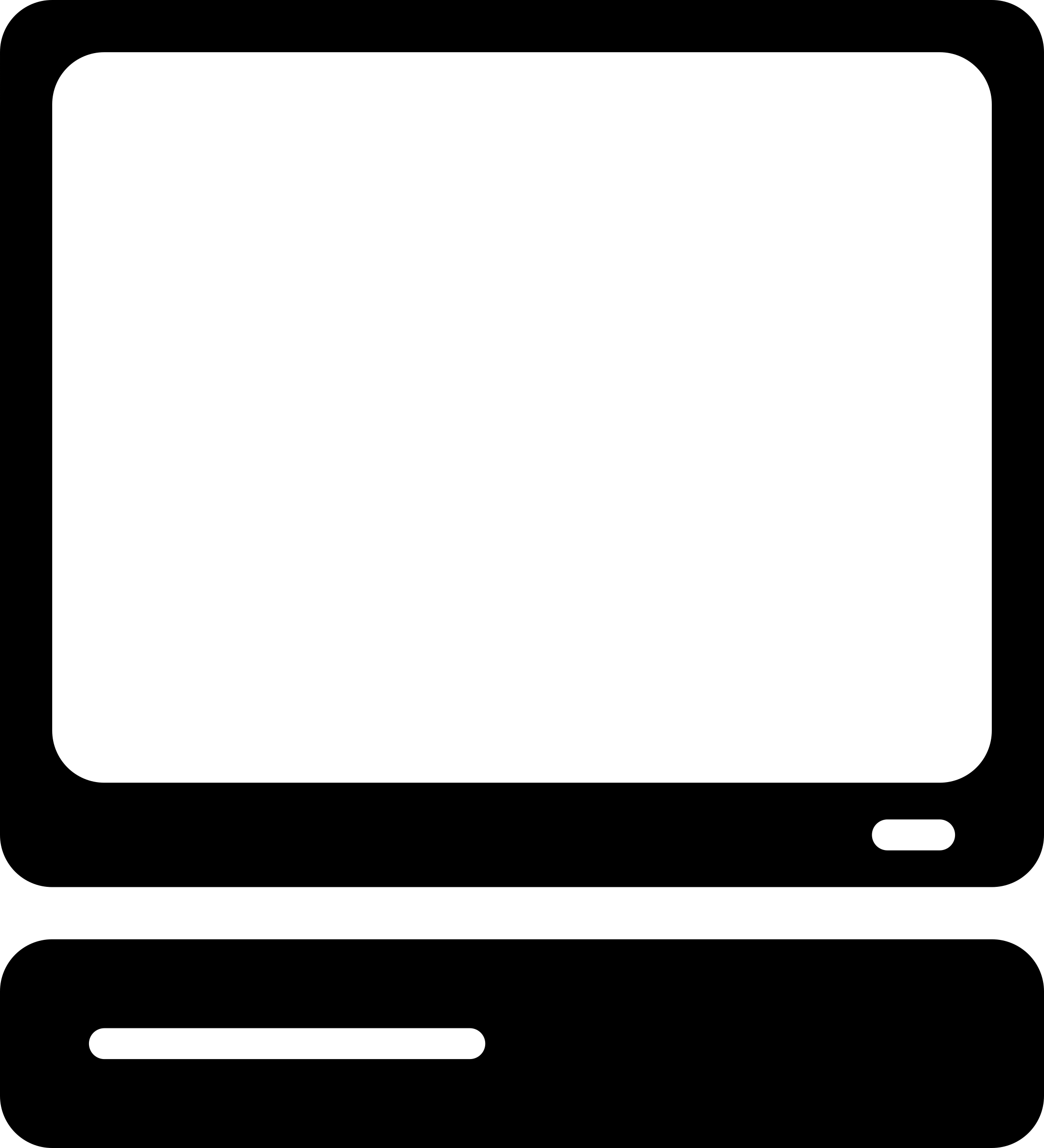 Pc Clipart Black And White - Pc Clipart Icon (2182x2400)