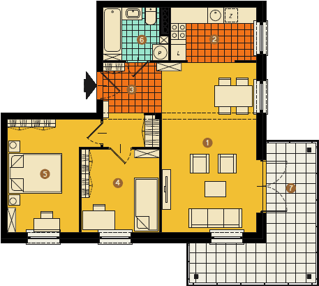 2 Piętro - Floor Plan (469x425)