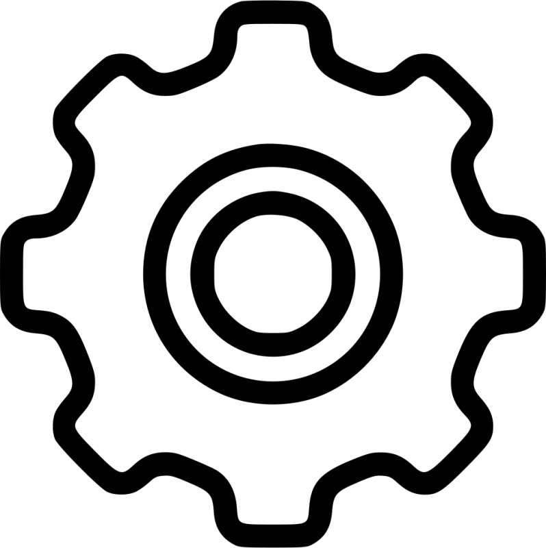 Pin Gear Wheel Clipart - Maintenance Icons (798x800)