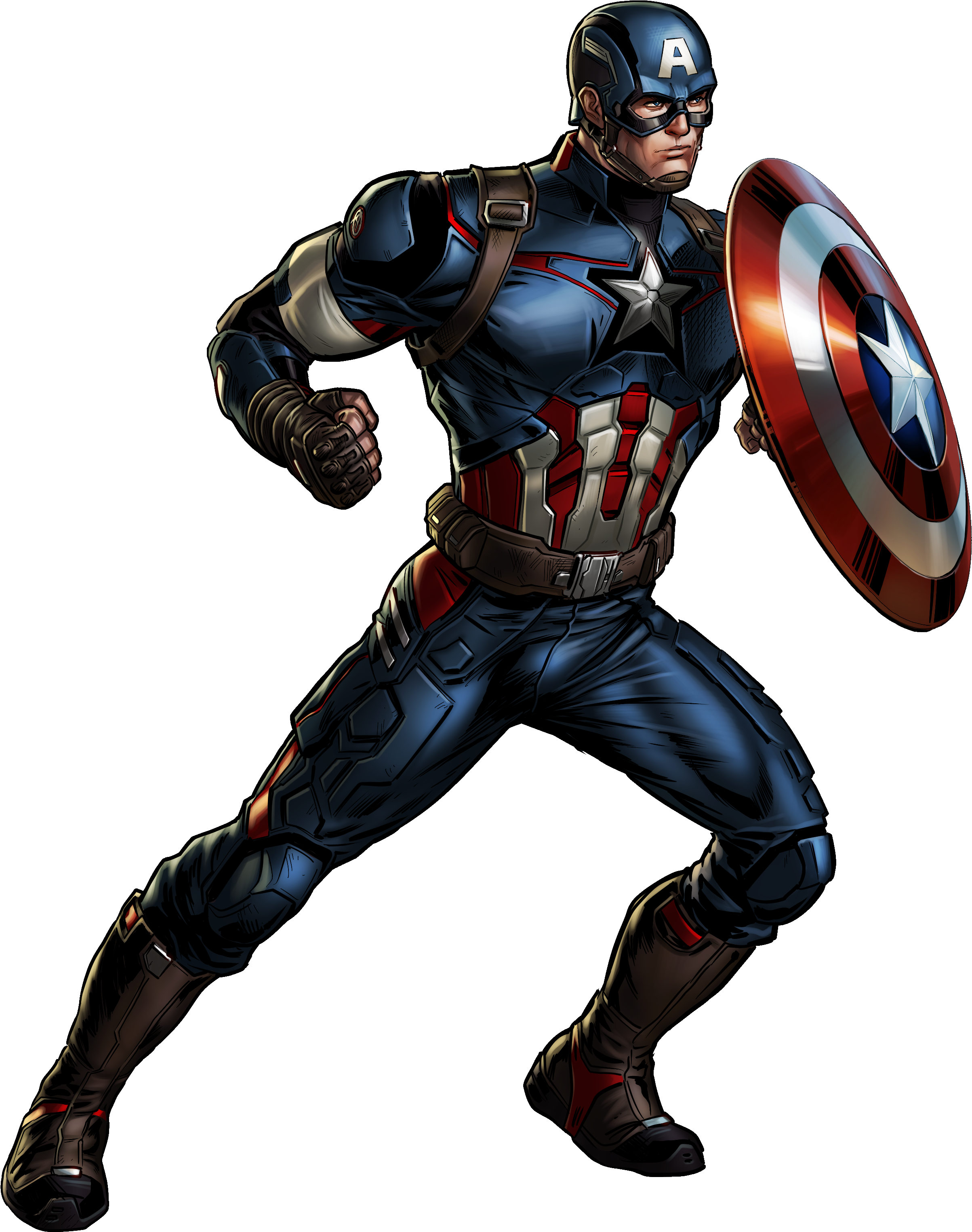 Captain America Png - Captain America Ultimate Alliance 2 (2700x3300)