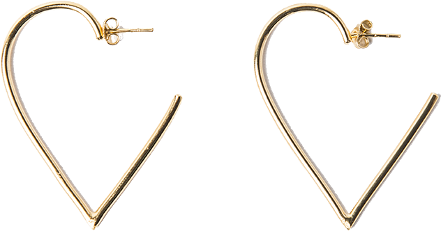 Imagen De Broken Broken Heart Hoop Earrings - Earrings (1000x1000)