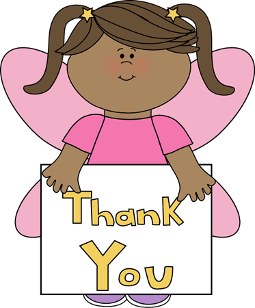 Clip Art Thank You Image - Say Thank You Clipart (373x450)