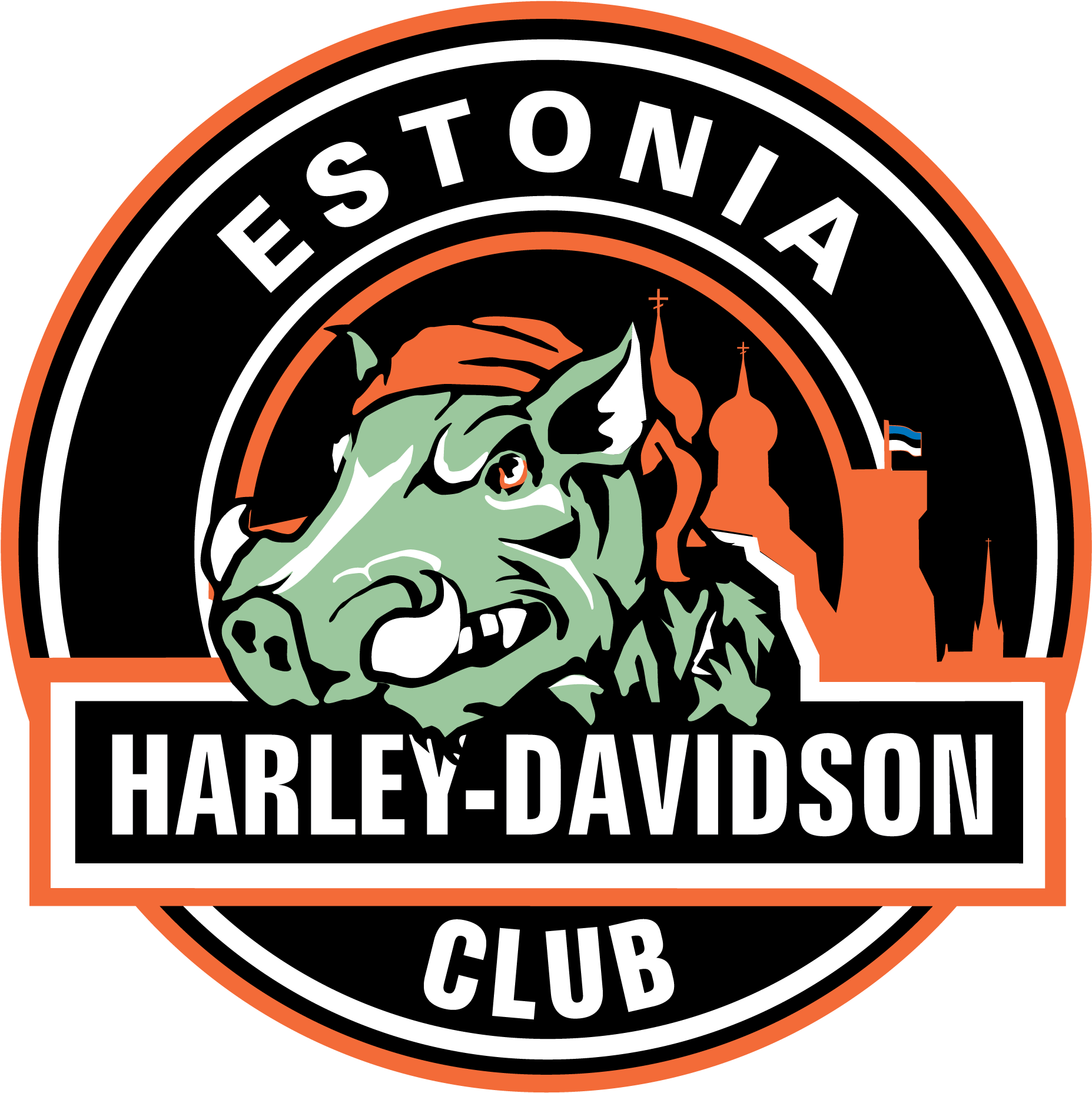 Harley Davidson Club Estonia Estonian Harley Davidson - Emblem (2000x2000)