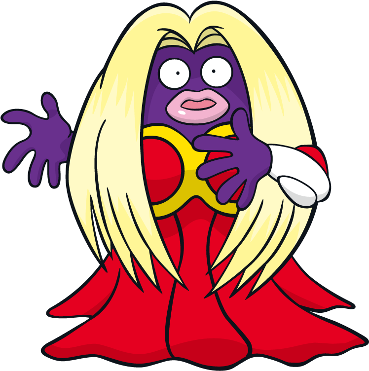 Jynx Pokemon Character Vector Art - Pokemones Jynx (800x800)