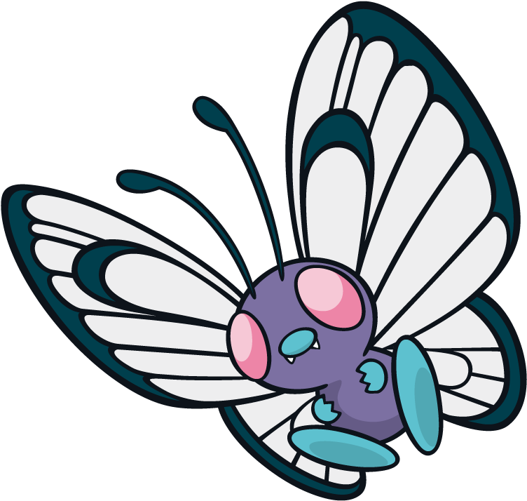 Butterfree Pokemon Character Vector Art - Pokemon Butterfree (800x800)