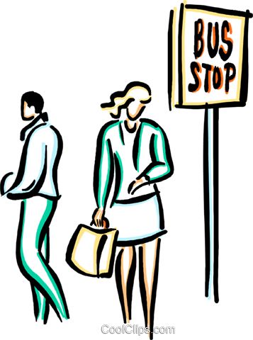 School Office Clipart Free Download Best School Office - Waiting At The Bus Stop Clipart (357x480)