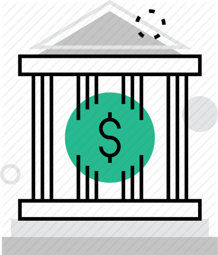 Bulding Clipart Branch Office - Bank Branch Icon (439x512)